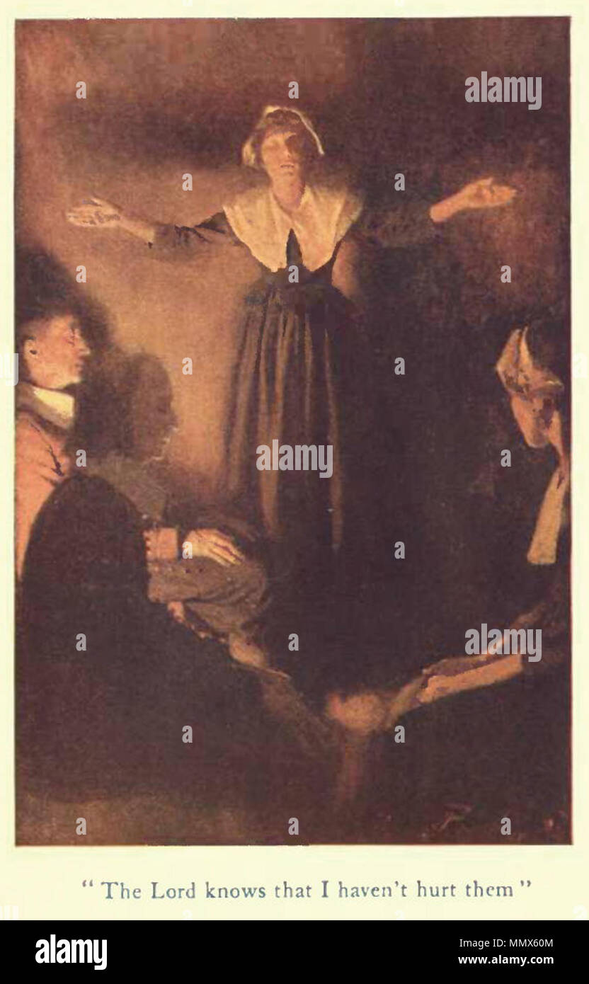 . " Il signore sa che non ho fatto male loro', Rebecca infermiere . 1907. Dulcibel-Nurse Foto Stock