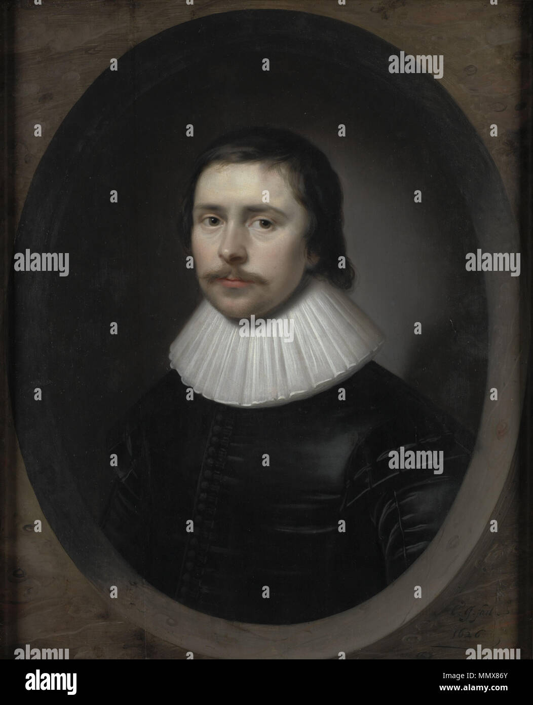 Ritratto di Edward Hyde, 1° Conte di Clarendon, British politico e storico (1609-1674). 1626. EdwardHyde1626 Foto Stock