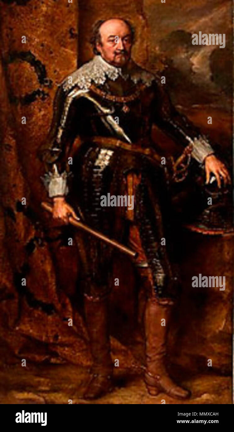 Escola flamenga - Retrato do Conde João de Nassau-Siegen Foto Stock