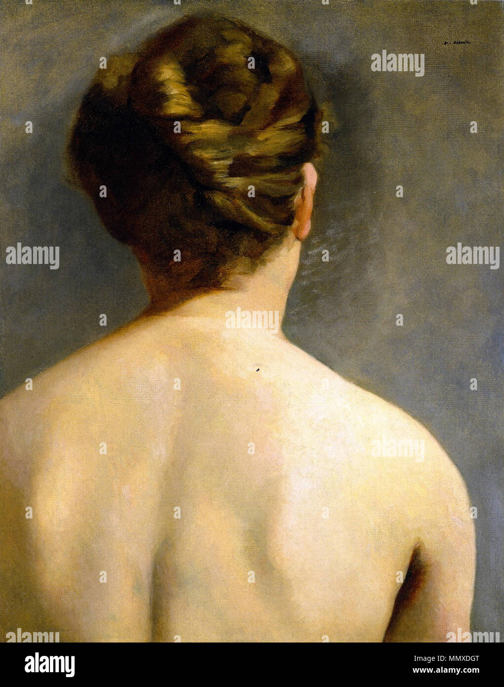 Eva Gonzalès - Le chignon Foto Stock