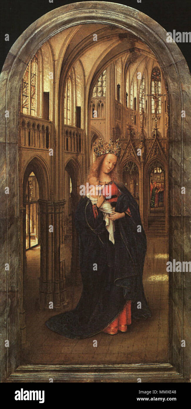 Madonna in una chiesa. 1426. Eyck madonna kirche Foto Stock