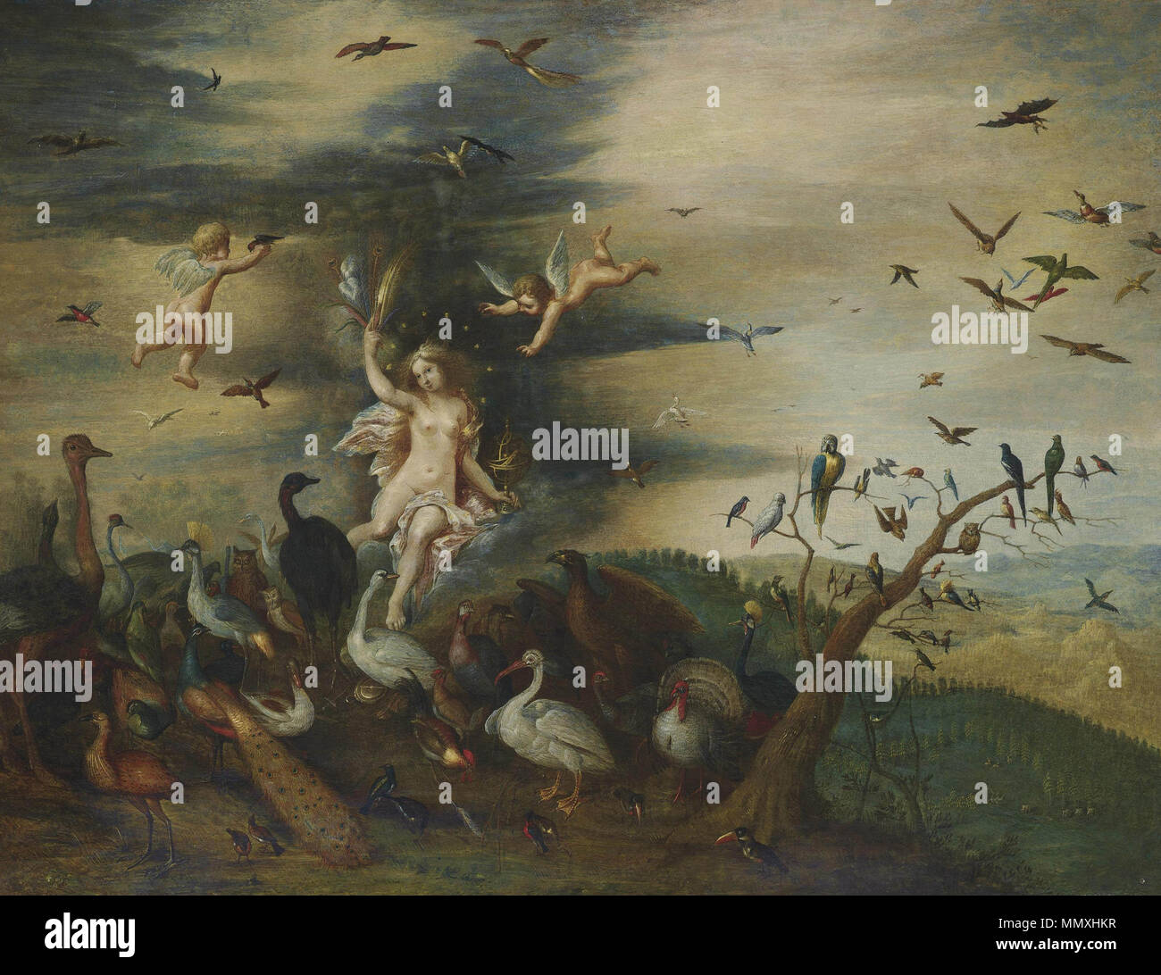 Inglese: Allegoria dell'aria seguace di Jan Brueghel il Vecchio (1568-1625) nomi alternativi Jan Brueghel il sambuco, Jan Bruegel (MI), velluto Brueghel Descrizione pittore fiammingo, disegnatore e incisore Data di nascita e morte 1568 13 gennaio 1625 Luogo di nascita e morte di Bruxelles il lavoro di Anversa periodo dal 1578 fino al 1625 sede di lavoro Anversa (1578), Italia (1589-1596), Napoli (1590), Roma (1592-1594), Milano (1595-1596), Anversa (1596-1625), Praga (1604), Bruxelles (1606-1613), il nord dei Paesi Bassi (1613) Autorità di controllo : Q209050 VIAF:?100909732 ISNI:?0000 0001 0830 9545 ULAN:?5 Foto Stock