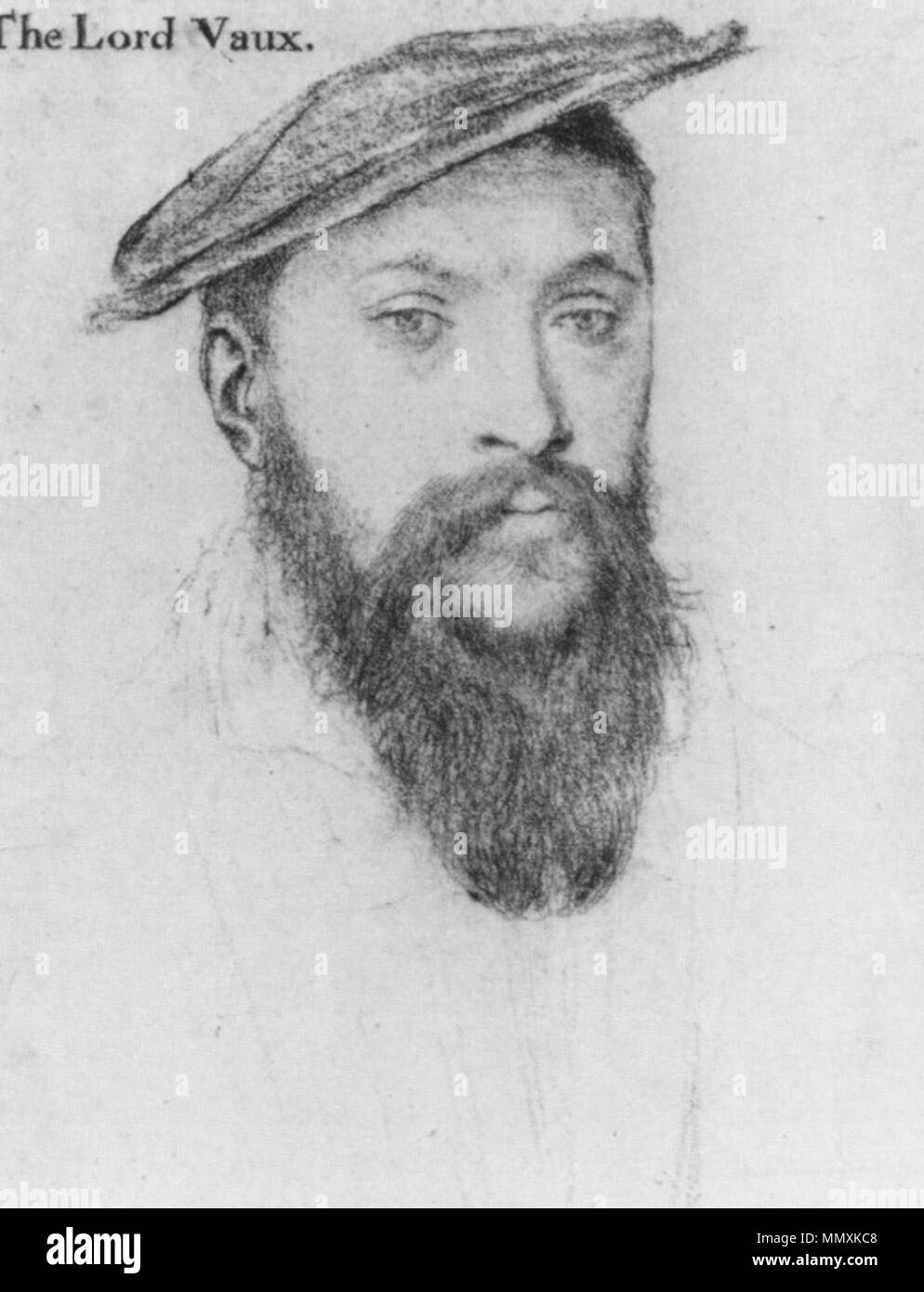 . Thomas Vaux, secondo il Barone Vaux di Harrowden (1510-1556) . c. 1535-40. Hans Holbein (1497/1498-1543) nomi alternativi Hans Holbein der Jüngere, Hans Holbein Descrizione tedesco pittore e disegnatore Data di nascita e morte 1497 o 1498 tra il 7 ottobre 1543 e 29 novembre 1543 Luogo di nascita e morte Augsburg Londra sede di lavoro Basilea (1515-1526), Lucerna (1515-1526), Venezia (1515), Bologna (1515), Firenze (1515), Roma (1515), Venezia (1517-1518), Bologna (1517-1518), Firenze (1517-1518), Roma (1517-1518), Londra (1526-1528), Basilea (1528-1532), Londra (1532-1543) Autorità di contr Foto Stock