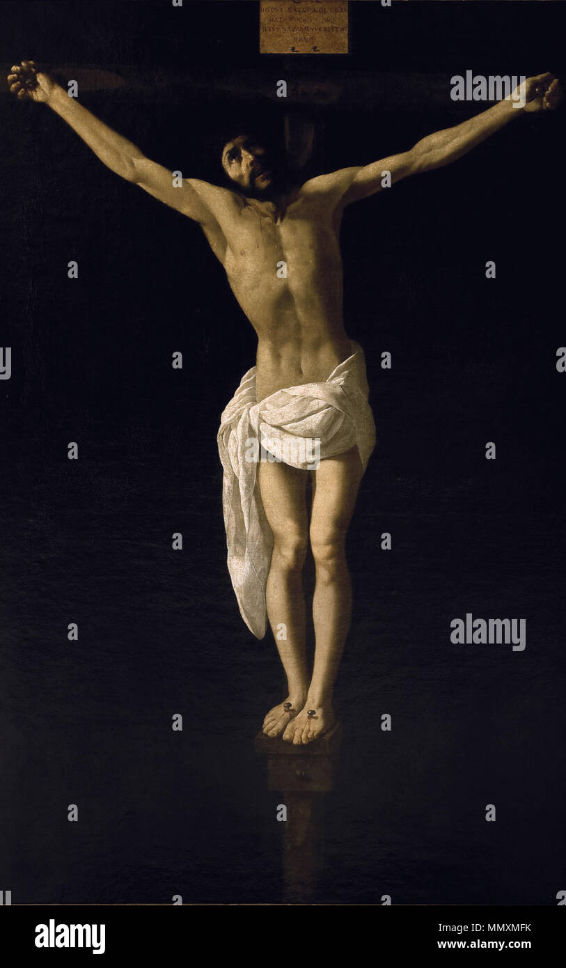 Francisco de Zurbarán - La Crucifixión Foto Stock