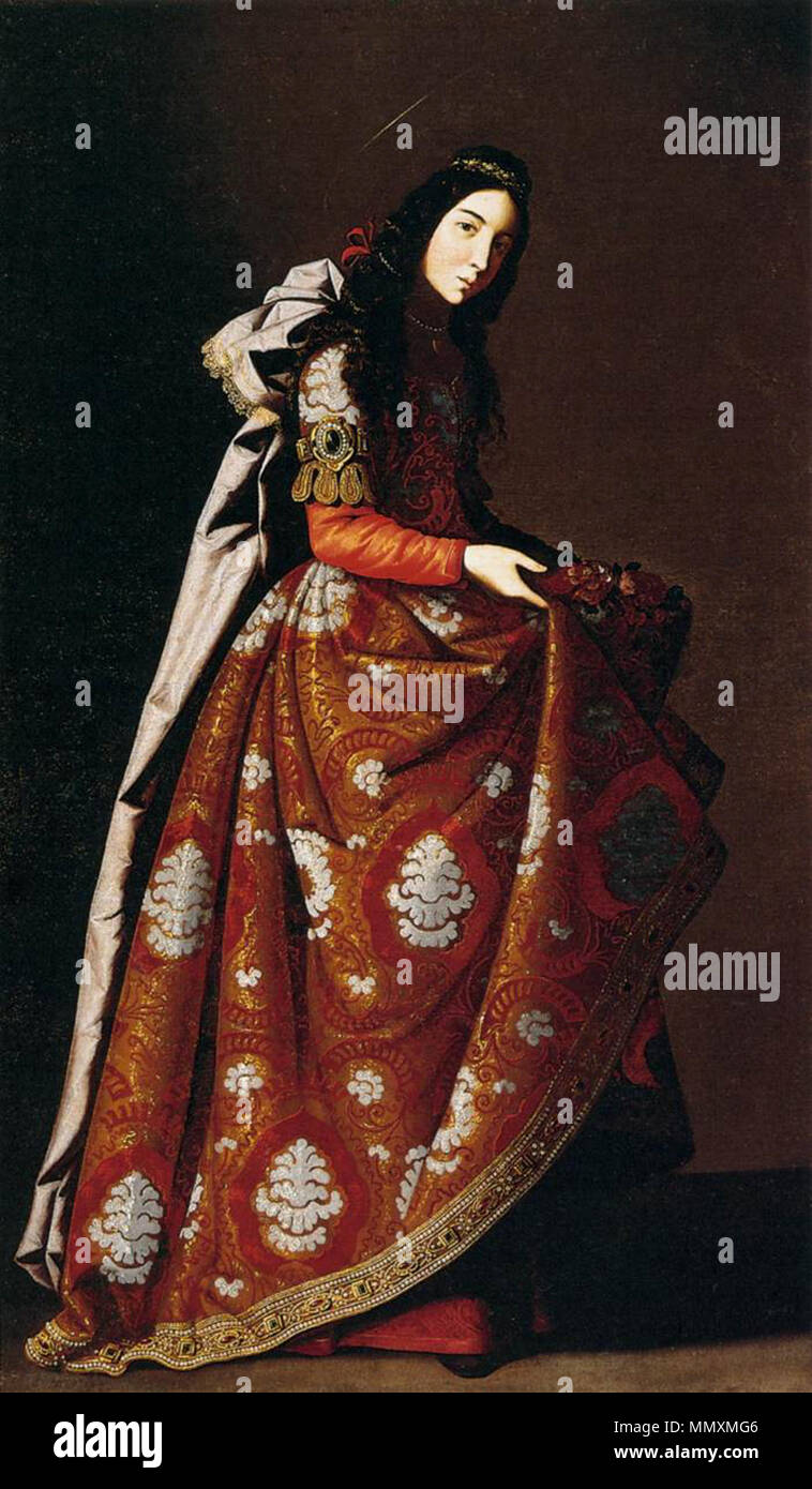 Francisco de Zurbarán - St Casilda - WGA26067 Foto Stock