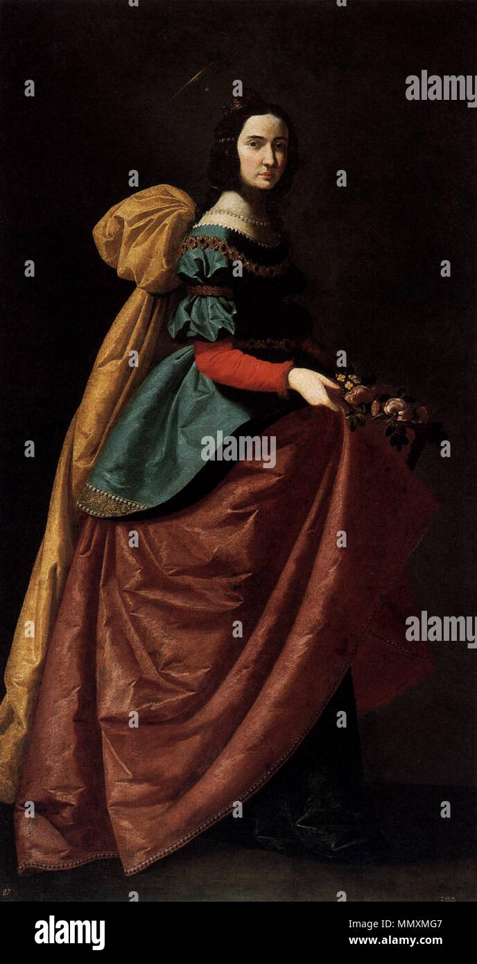 Francisco de Zurbarán - Santa Elisabetta del Portogallo - WGA26066 Foto Stock