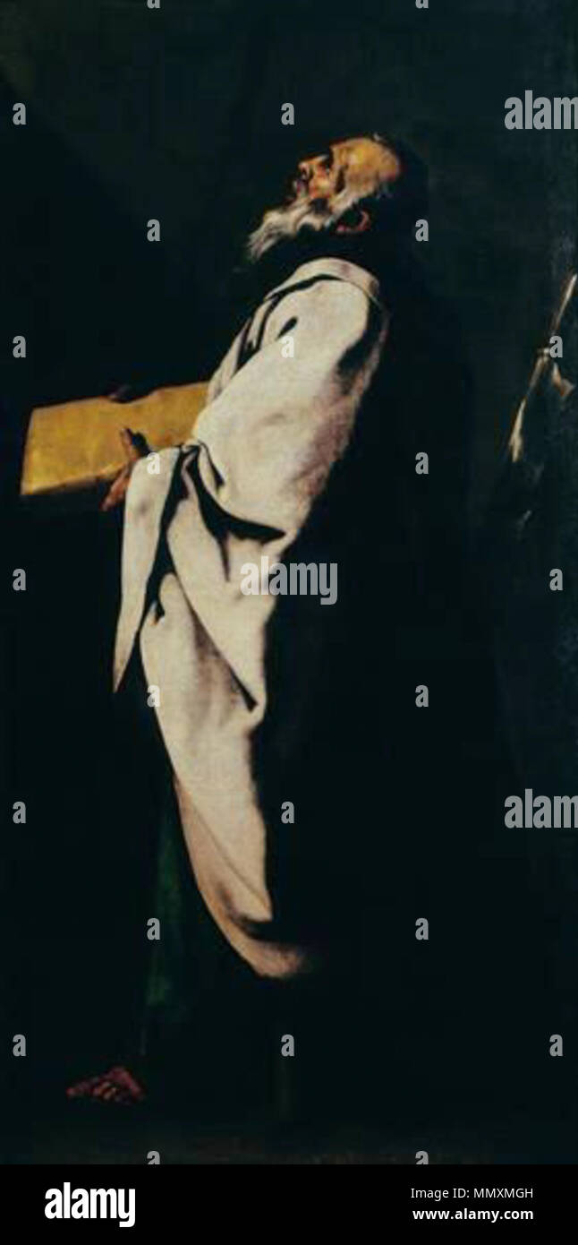 Francisco de Zurbarán - São Simão Foto Stock