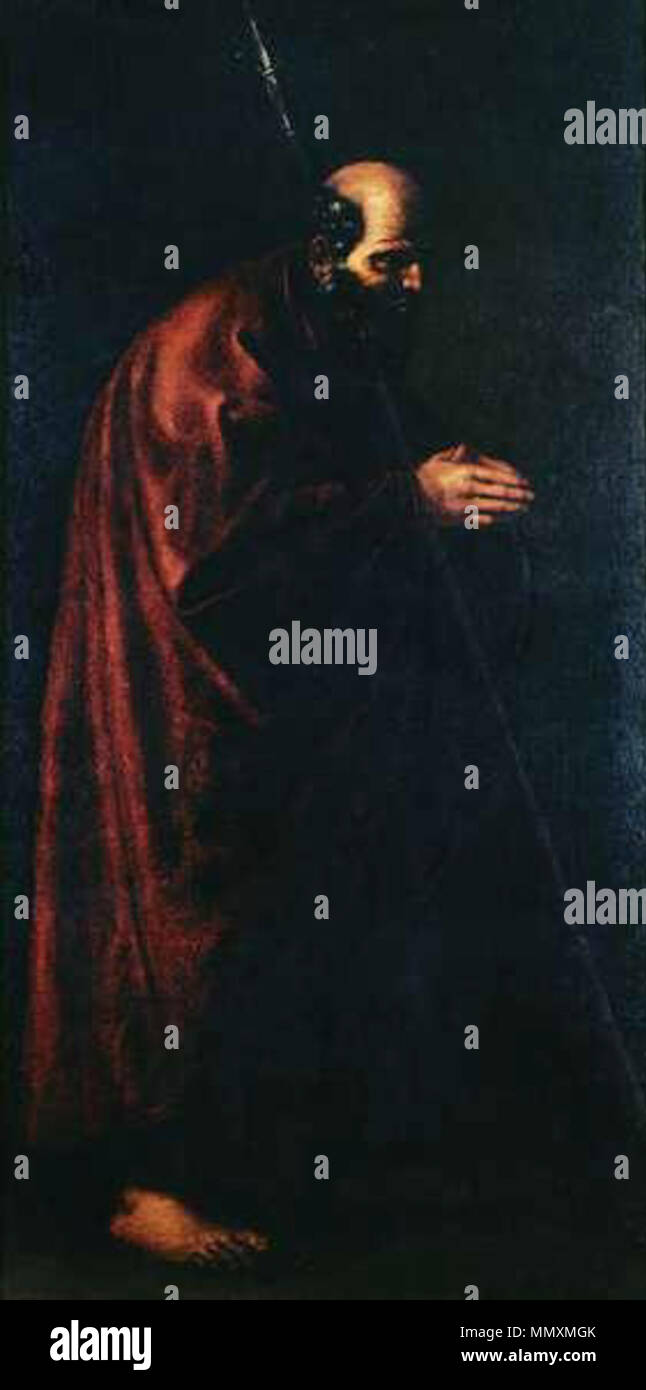 Francisco de Zurbarán - São Tomé Foto Stock