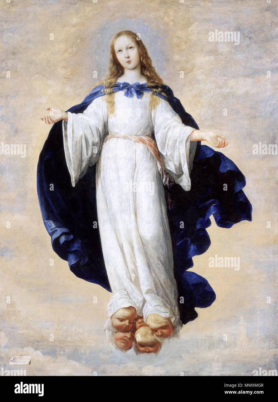 Francisco de Zurbarán - L Immacolata Concezione - WGA26071 Foto Stock