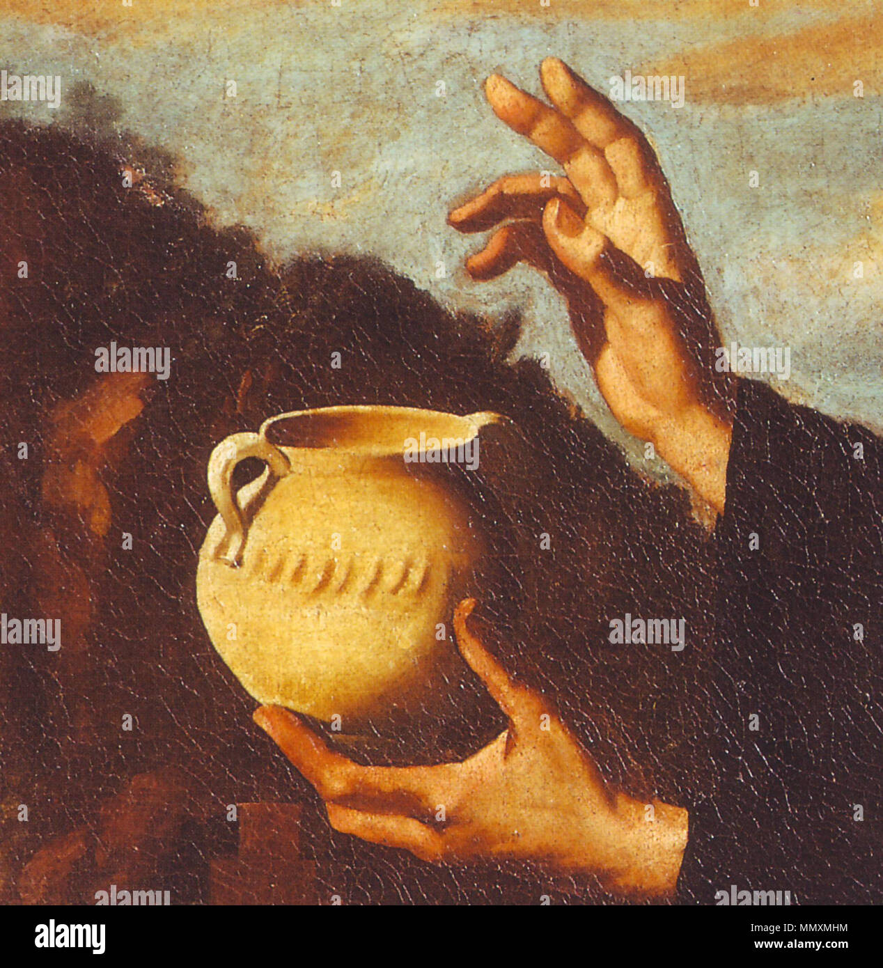 Francisco de Zurbarán San Benito (estratto) Foto Stock