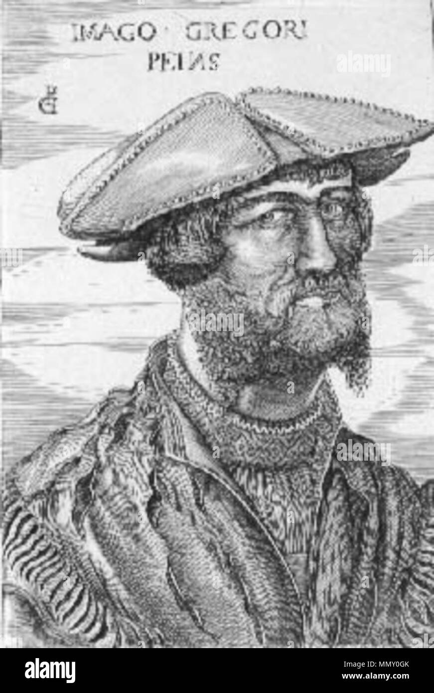 . Il tedesco pittore e incisore Georg Pencz (ca. 1500-1550) . 1800. Georg Pencz Foto Stock