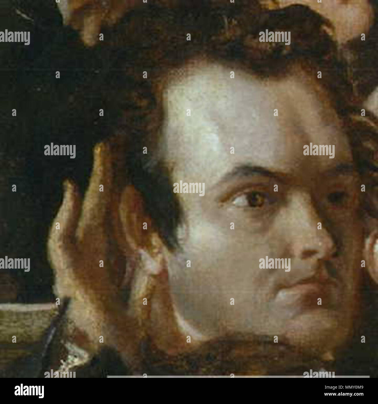 . Inglese: w:George Bradborn (Marzo 4, 1806-luglio 26, 1880), uomo politico antislavery, era un giornalista e docente e ministro Unitariano qui visto a w:britannici e stranieri società Anti-Slavery convenzione nel 1840. Nota Questo è un estratto da un molto più grande di pittura. <ref name=npg>[http://www.npg.org.uk/live/search/portrait.asp?LinkID=mp00224&rNo=0&role=sit la società Anti-Slavery convenzione], 1840 [[Benjamin Robert Haydon]], letta [[19 luglio]] [[2008]]</ref> . 1841. Benjamin Haydon (1786-1846) nomi alternativi Benjamin Robert Haydon; il sig. Haydon; Hayden; Haydon; B.R. Haydon Descrizione Foto Stock