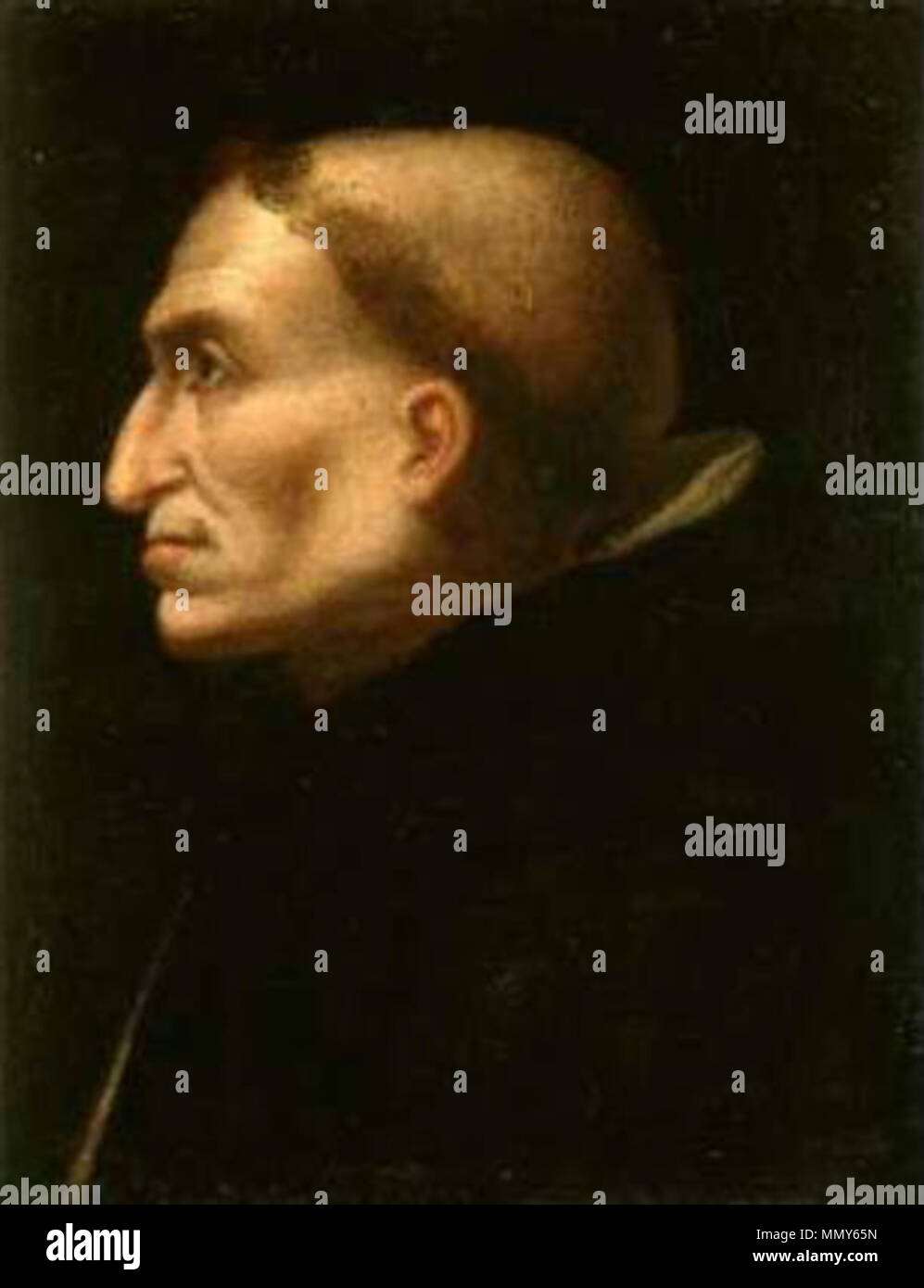 . Persona rappresentata: Girolamo Savonarola inglese: Ritratto di Girolamo Savonarola . prima di 1520. Girolamo Savonarola 2 Foto Stock