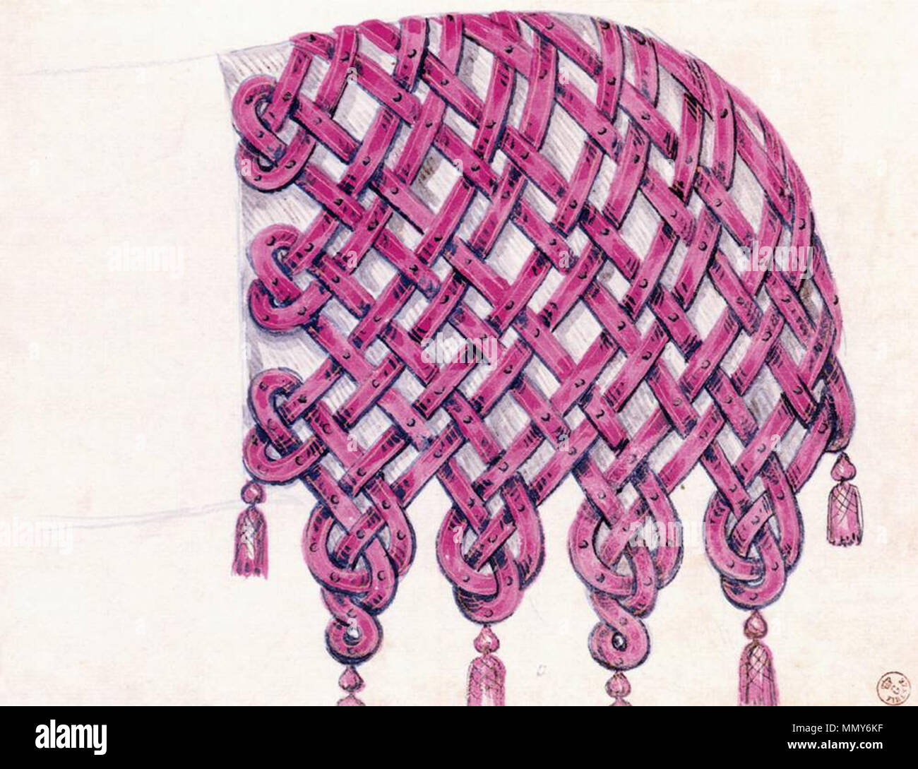 Copertura sella. 1585. Giuseppe Arcimboldo - Copertura sella - WGA00912 Foto Stock