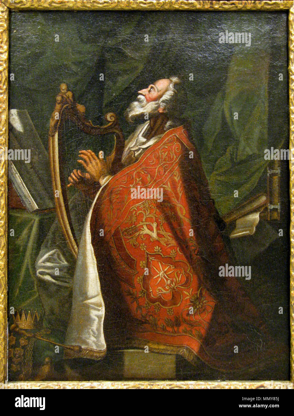 Gottlieb Welté - Re David Foto Stock