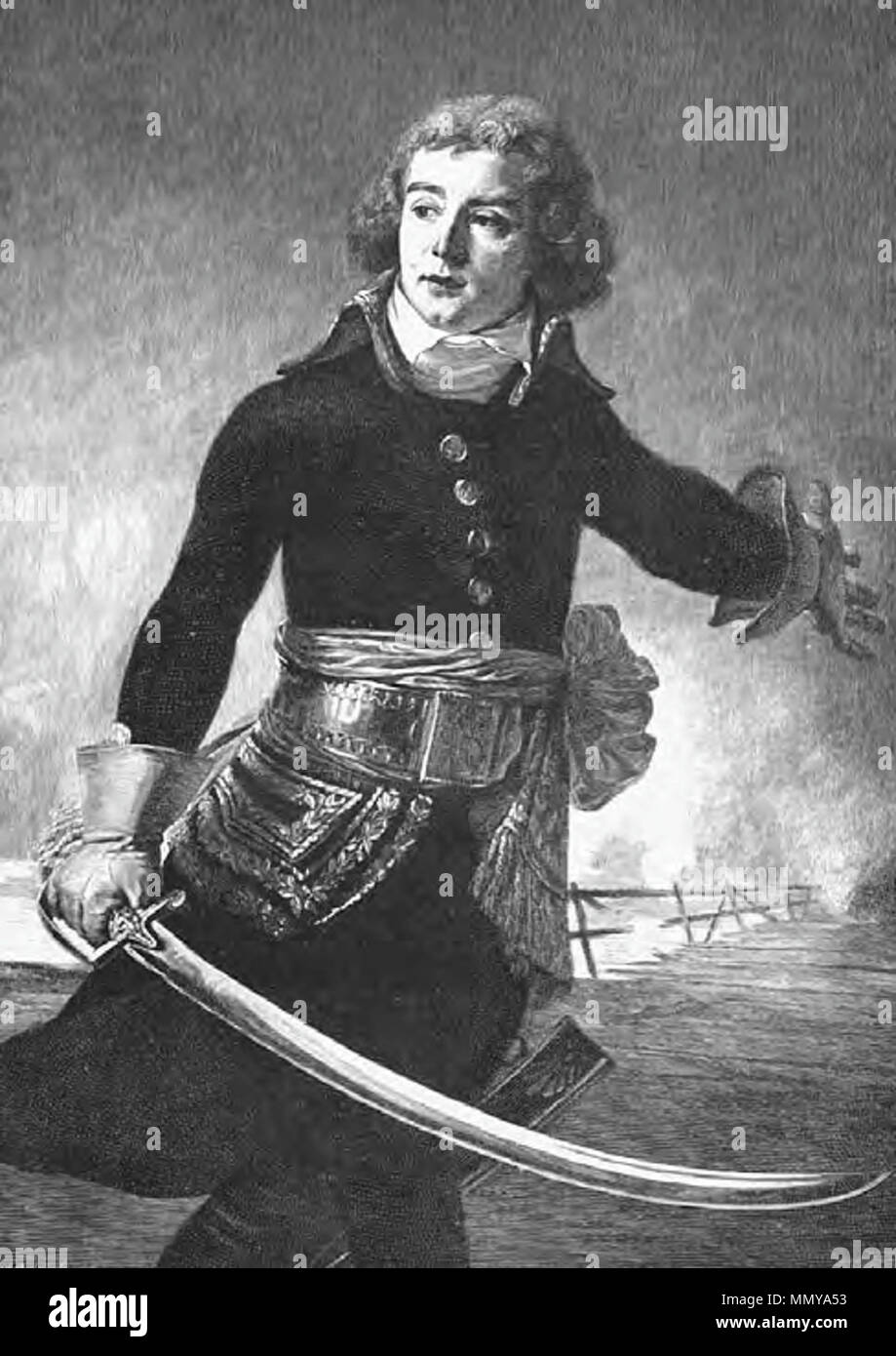 . Inglese: Louis-Alexandre Berthier, il Maresciallo Berthier, Napoleone Bonaparte, capo del personale dall'inizio della sua prima campagna italiana nel 1796 fino alla sua prima abdicazione nel 1814. L'efficienza operativa della Grande Armée doveva molto al suo considerevole amministrativa e capacità organizzative. Gros-Louis Alexandre Berthier Foto Stock