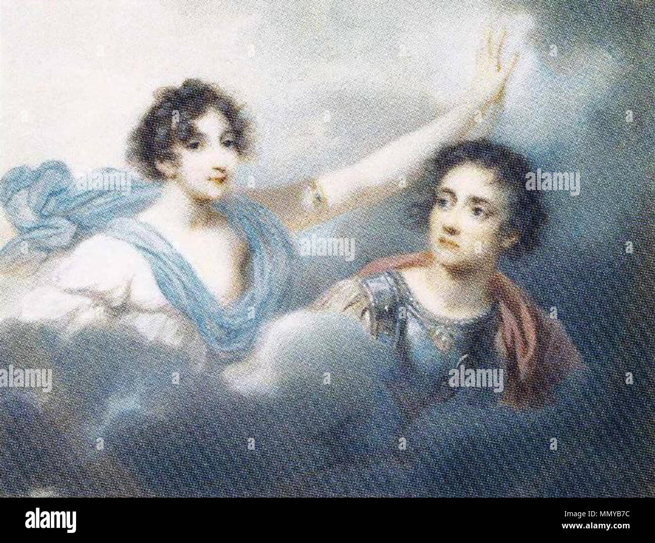 Gustaf Mauritz Armfelt e Wilhelmine von Sagan da Duchène Foto Stock