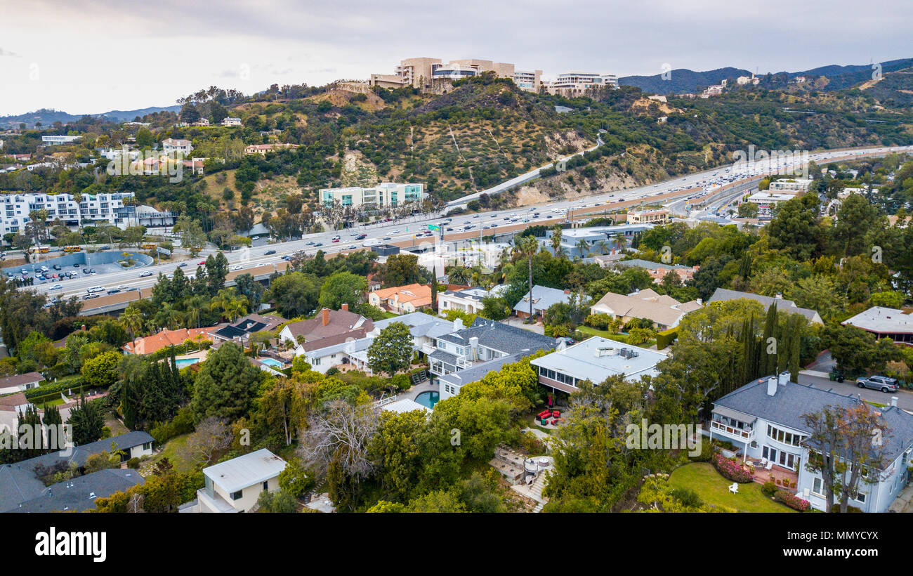 Getty Center di Los Angeles in California Foto Stock
