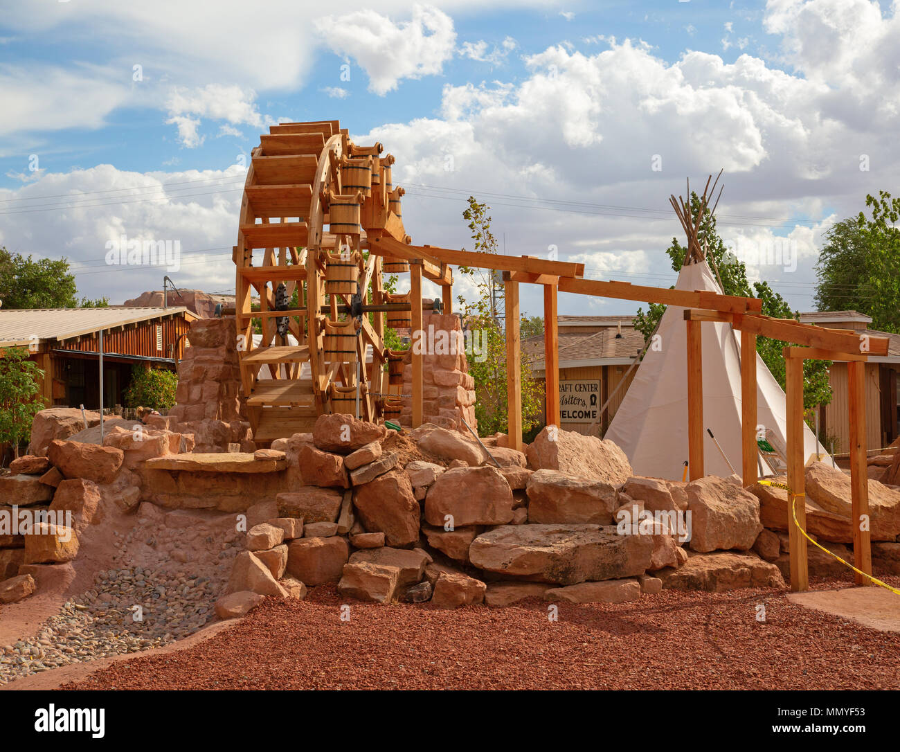 Historial avamposto del selvaggio West pionieri sul confine tra Arizona e Utah Foto Stock