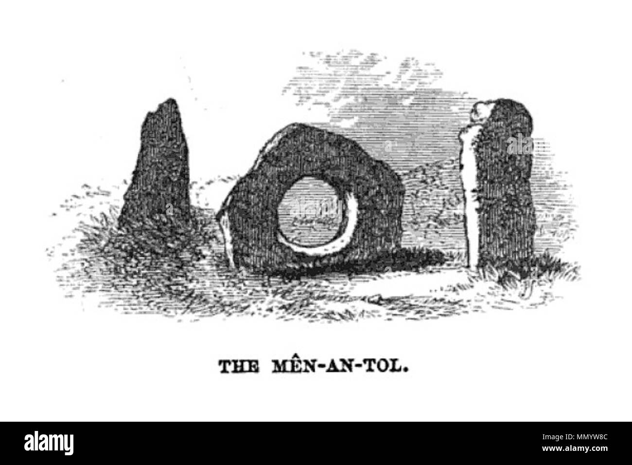 . Una settimana al Land's End - Mên-un-Tol . 1861. Giovanni Tommaso batterico (1835-1911) una settimana al Land's End 05 Foto Stock