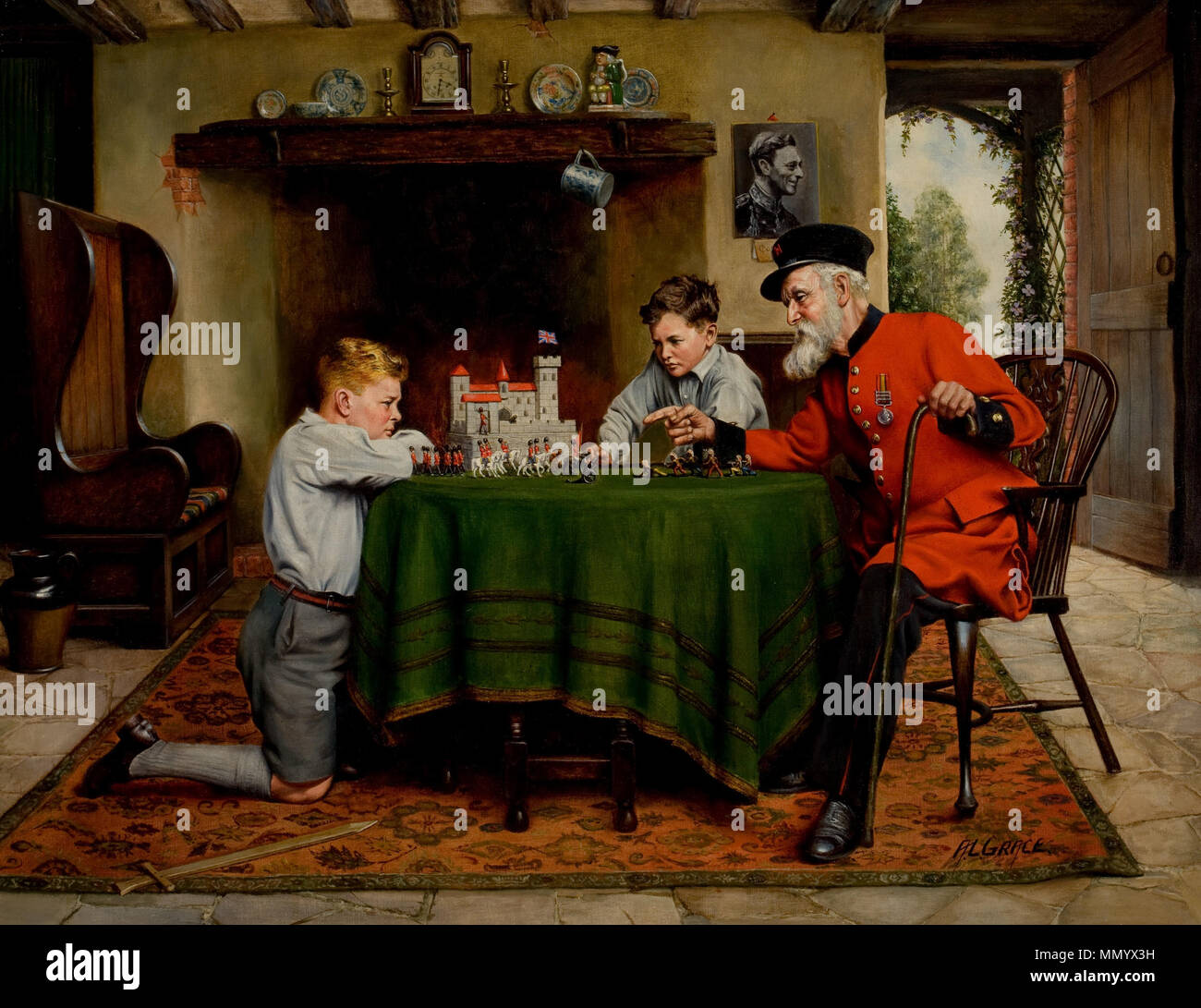 Inglese: tattiche militari . Data sconosciuta. A. L. grazia - Tattiche militari Foto Stock