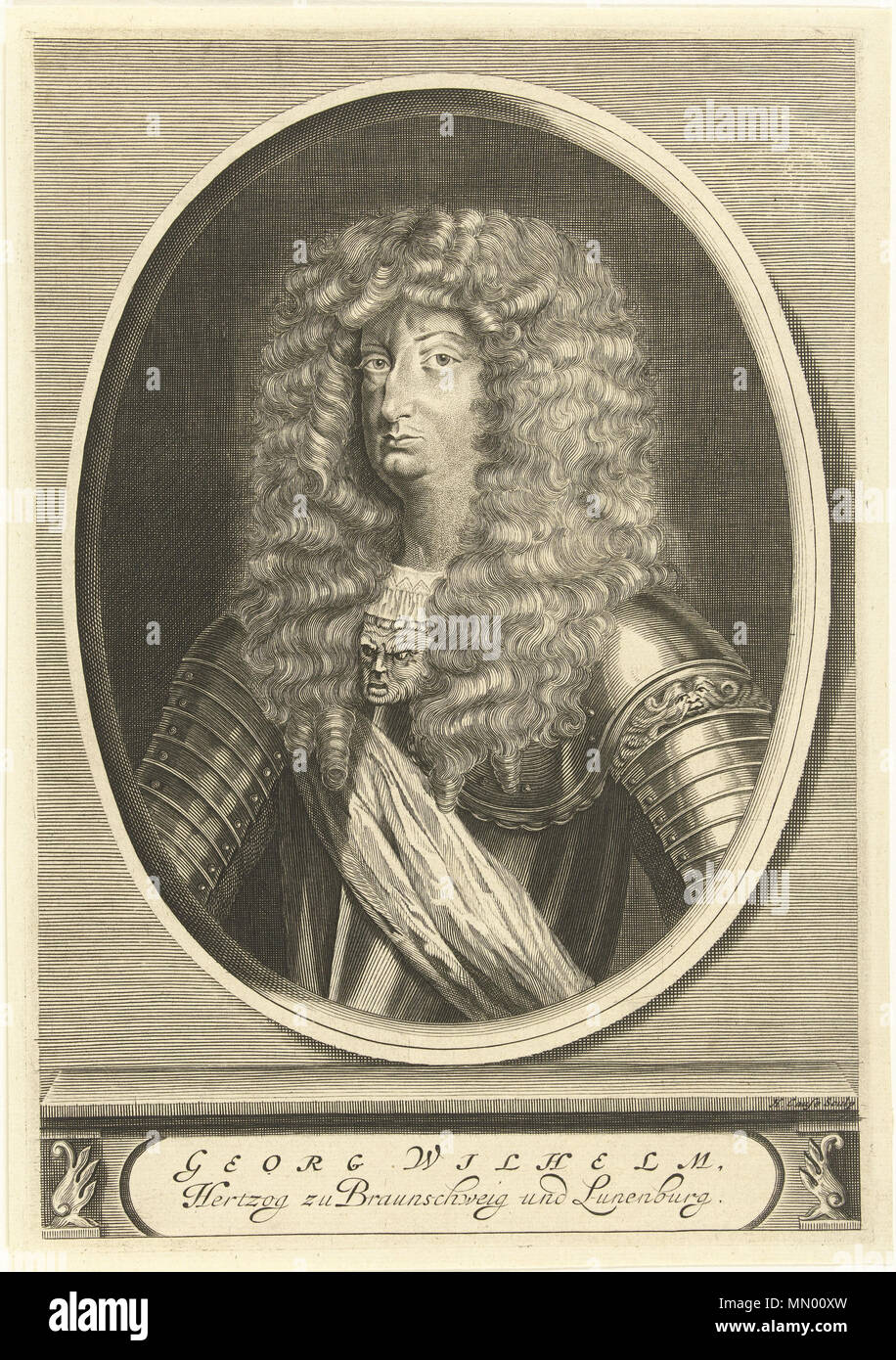 Hendrik Causé - Ritratto di George William, duca di Brunswick-Lüneburg Foto Stock