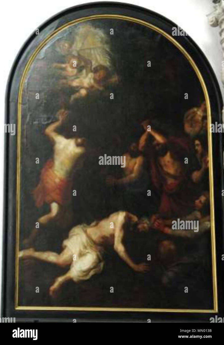Hendrik Herregouts - il Martirio di San Matteo Foto Stock