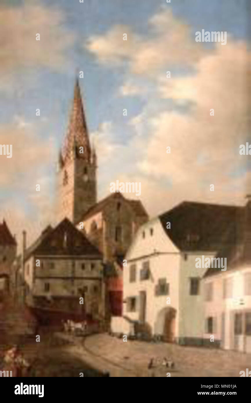 . Biserica evanghelică din Sibiu questa è una foto di un monumento storico in județul Sibiu, classificati con il numero SB-II-m-A-12078 Henric Trenk - Biserica evanghelica din Sibiu Foto Stock