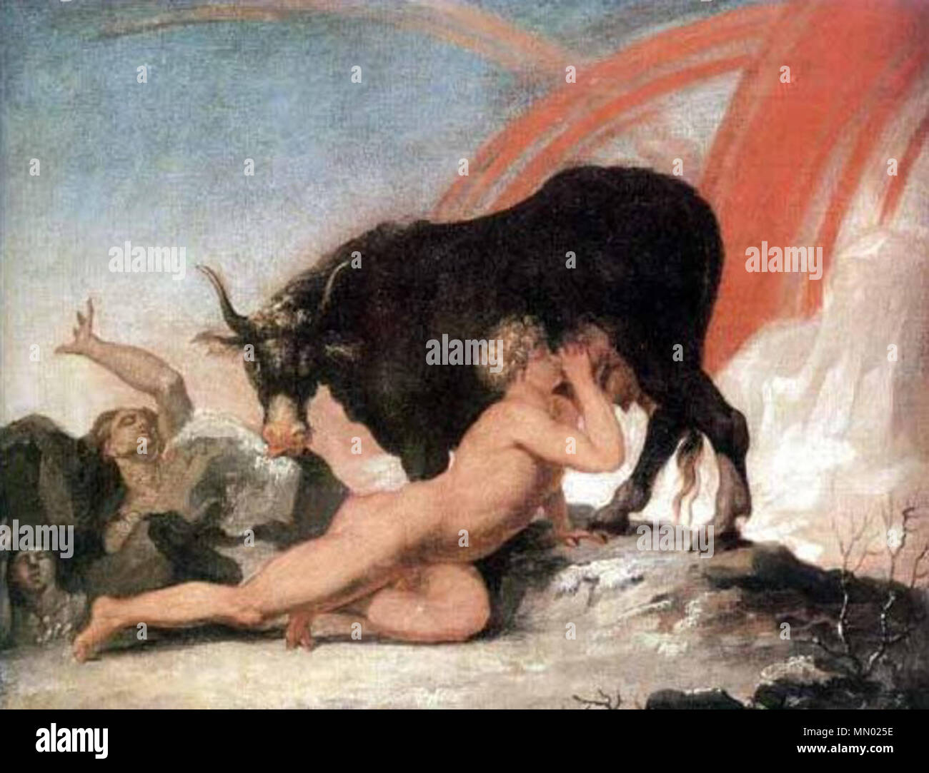 . Auðumbla . 1790. Nicolai Abildgaard (1743-1809) Descrizione pittore danese, designer e architetto, scultore e docente universitario Data di nascita e morte 11 Settembre 1743 4 Giugno 1809 Luogo di nascita e morte Copenhagen Copenhagen periodo di lavoro romanticismo la posizione di lavoro di Copenaghen (1764); Roma (1772 - 1777) Autorità di controllo : Q319854 VIAF:?ISNI 10020076:?0000 0001 1037 9358 ULAN:?500023457 LCCN:?n80049733 WGA:?ABILDGAARD, Nicolai WorldCat Abilgard-Audhhumla Foto Stock