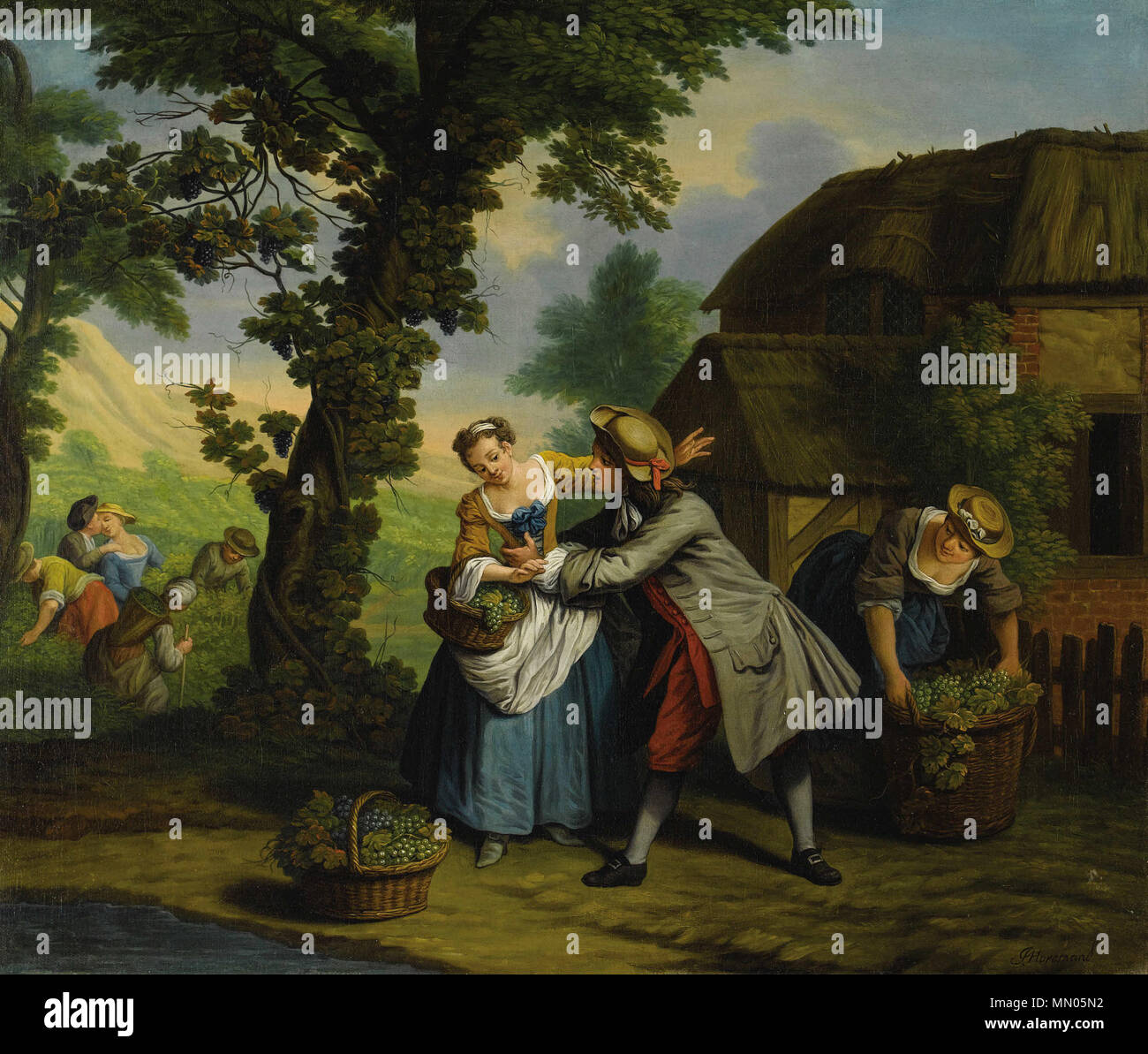 . Parte di una serie: Le Quattro Stagioni Estate Summer-Jan Josef Horemans ho Foto Stock