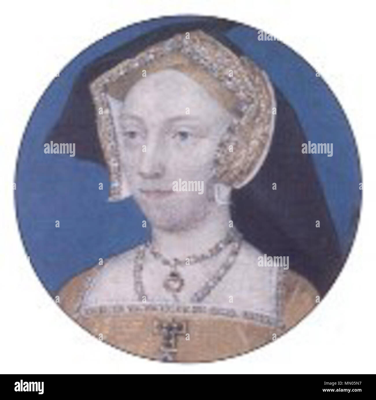 . Ritratto miniatura Jane Seymour. Tra il 1536 e il 1537. Lucas Horenbout (1490-1544) nomi alternativi Lucas Harembourg, Lukas Harembourg, Lucas Horenbault, Lucas Hoorenbault, Lukas Hoorenbault, Lucas Horenbaut, Lukas Horenbout, Lucas Hornebolt, Lucas Horenbolt, Lucas Hornebolte, Lucas Hornebout, Lukas Hornebout Descrizione pittore fiammingo e disegnatore Data di nascita e morte circa 1490-1495 1544 Luogo di nascita e morte Gand (?) Lavoro Engeland periodo dal 1534 fino al 1544 sede di lavoro Inghilterra competente controllo : Q957847 VIAF:?96578652 ULAN:?500121636 WGA:?HORENBOUT, Lucas GND:?13 Foto Stock