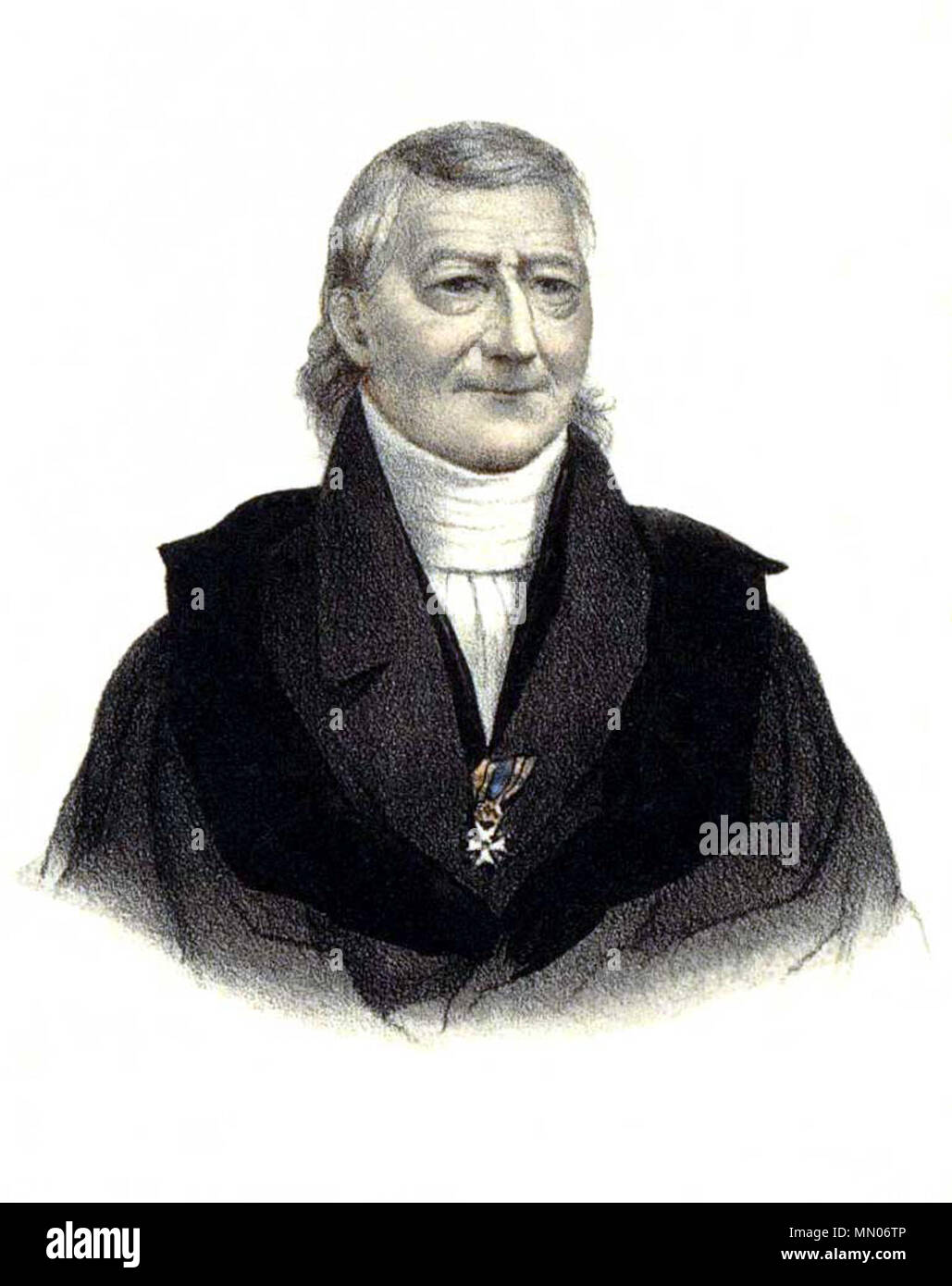 . Inglese: Hendrik Willem Tydeman (1778-1863), professore di diritto presso le università di Franeker, Leiden e Deventer Deutsch: Hendrik Willem Tydeman (1778-1863) niederländischer Rechtswissenschaftler . 1840. HWTydeman Foto Stock