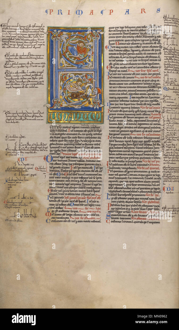 Abitata prima H. circa 1170 - 1180. Abitata iniziale di H - Google Art Project Foto Stock