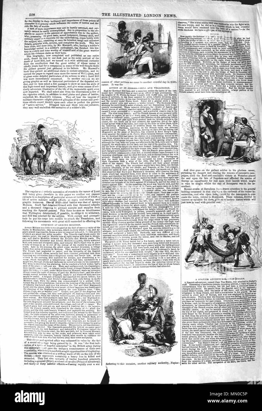 . Il Illustrated London News, 1842, p. 508 . Il 17 dicembre 1842. ILN sconosciuto 1842, p. 508 Foto Stock