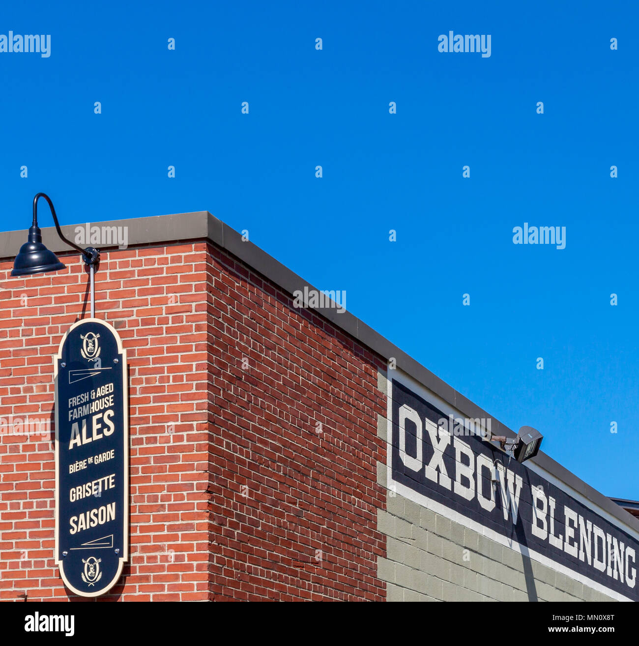 Lanca brewery in Portland Maine Foto Stock