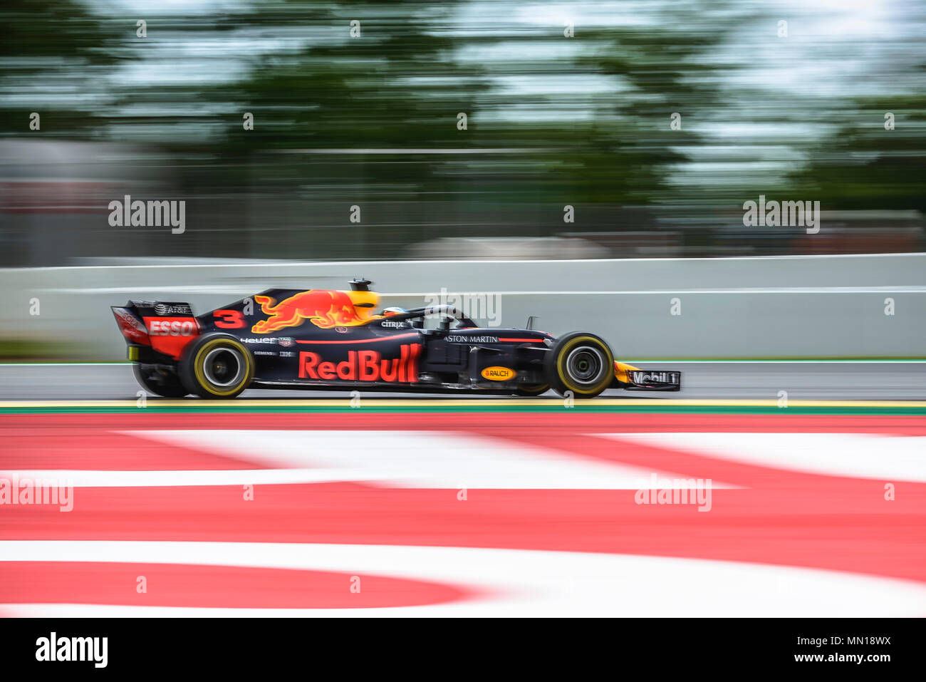 Barcellona, Spagna. 13 Maggio 2018: Kevin Magnussen (DAN) aziona durante il GP di Spagna presso il Circuito de Barcelona - Catalunya con la sua Red Bull RB14 Credito: Matthias Oesterle/Alamy Live News Foto Stock