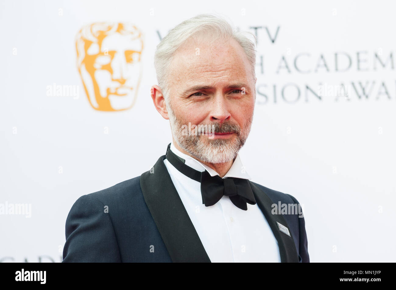 Londra, Regno Unito. 13 maggio 2018. Mark Bonnar assiste la Vergine TV British Academy televisione cerimonia di premiazione presso la Royal Festival Hall. Credito: Wiktor Szymanowicz/Alamy Live News. Foto Stock