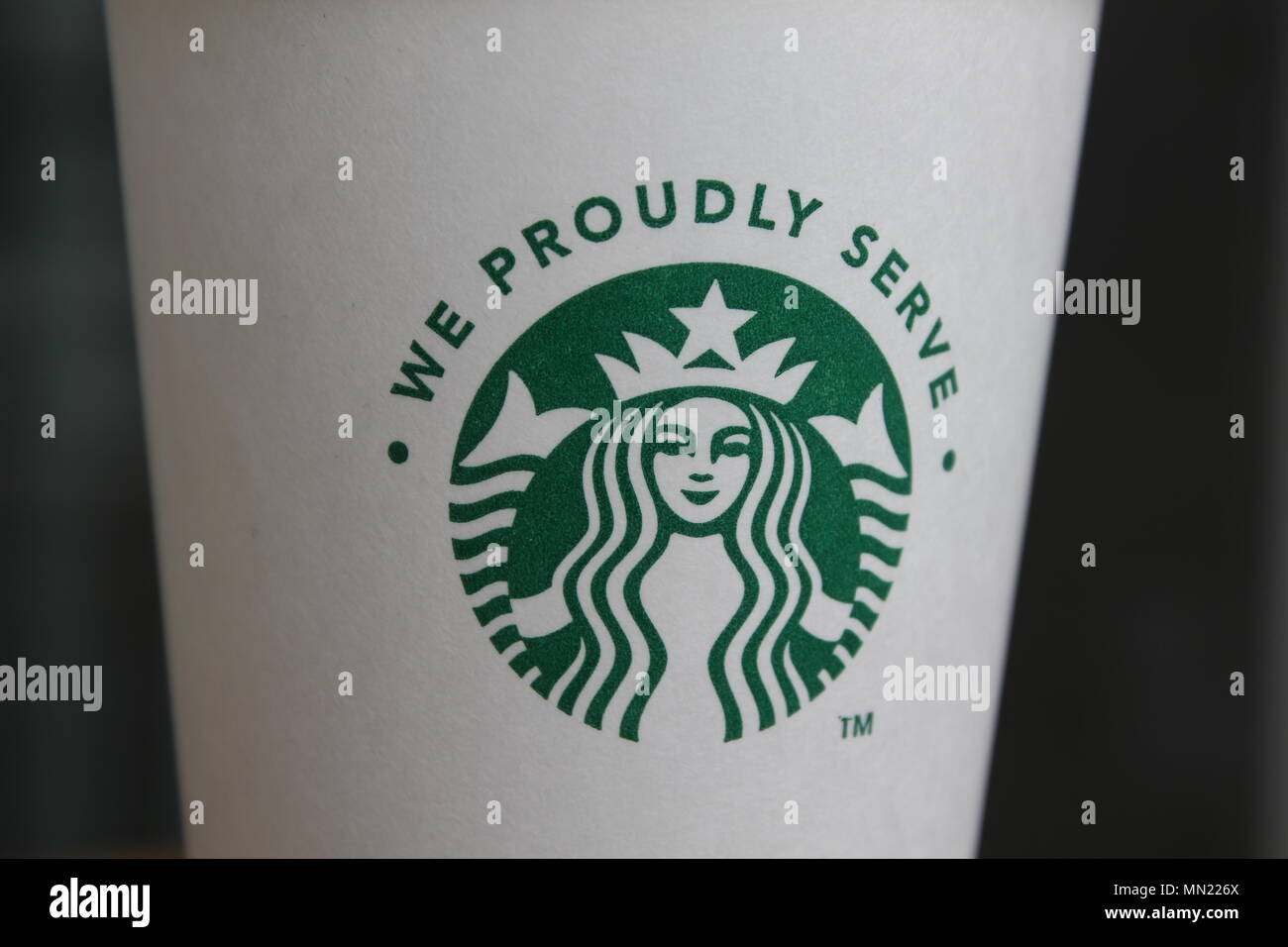 Starbucks Coffee Cup Foto Stock