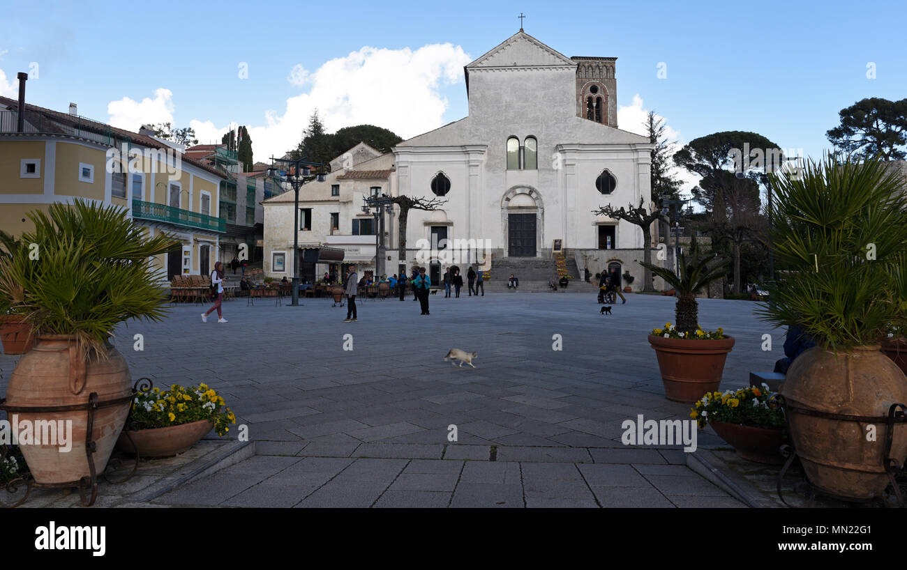 La chiesa o il Duomo di Ravello, Campania, Italia Foto Stock