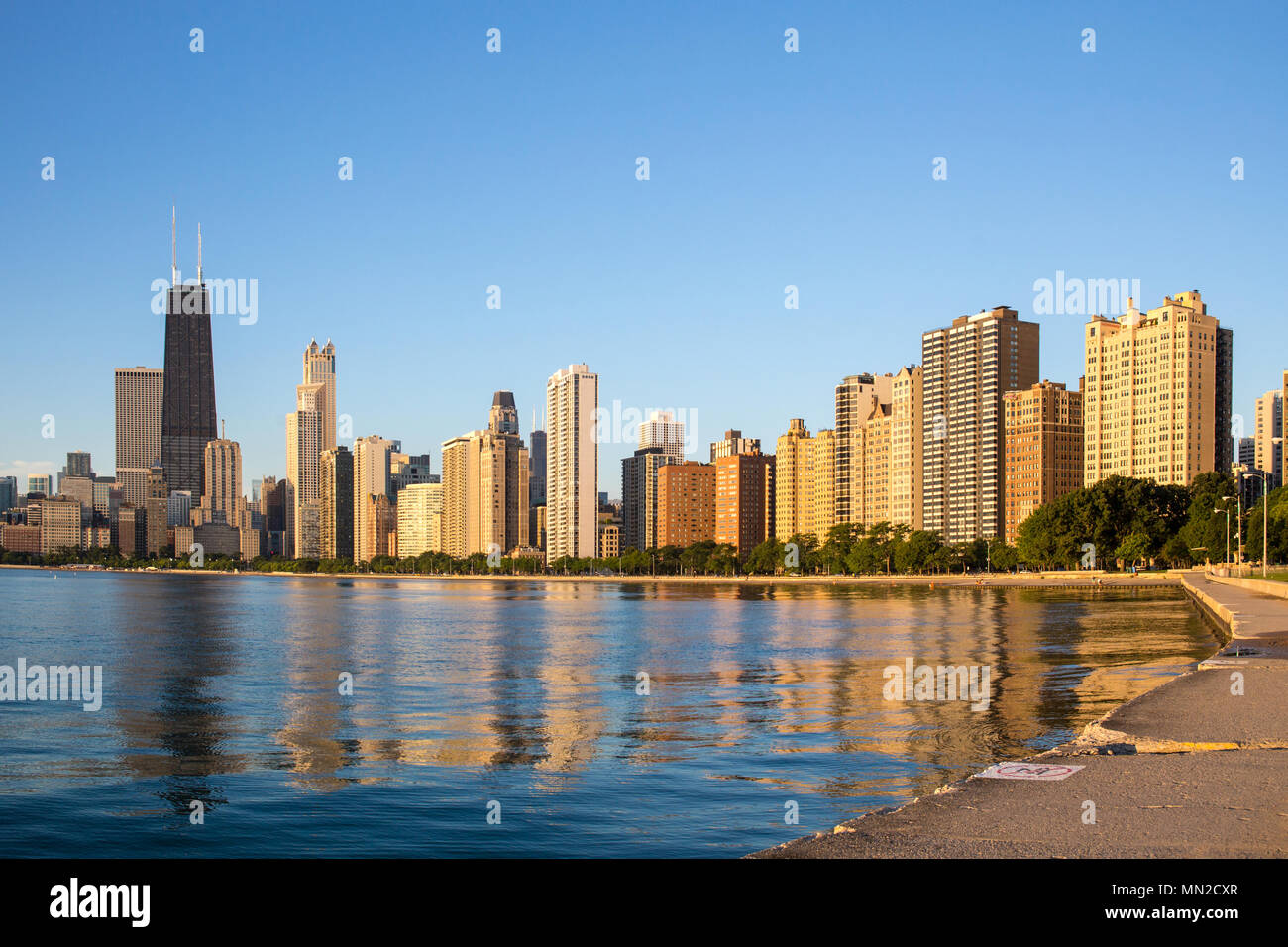 Downtown Chicago, Illinois, Stati Uniti d'America Foto Stock