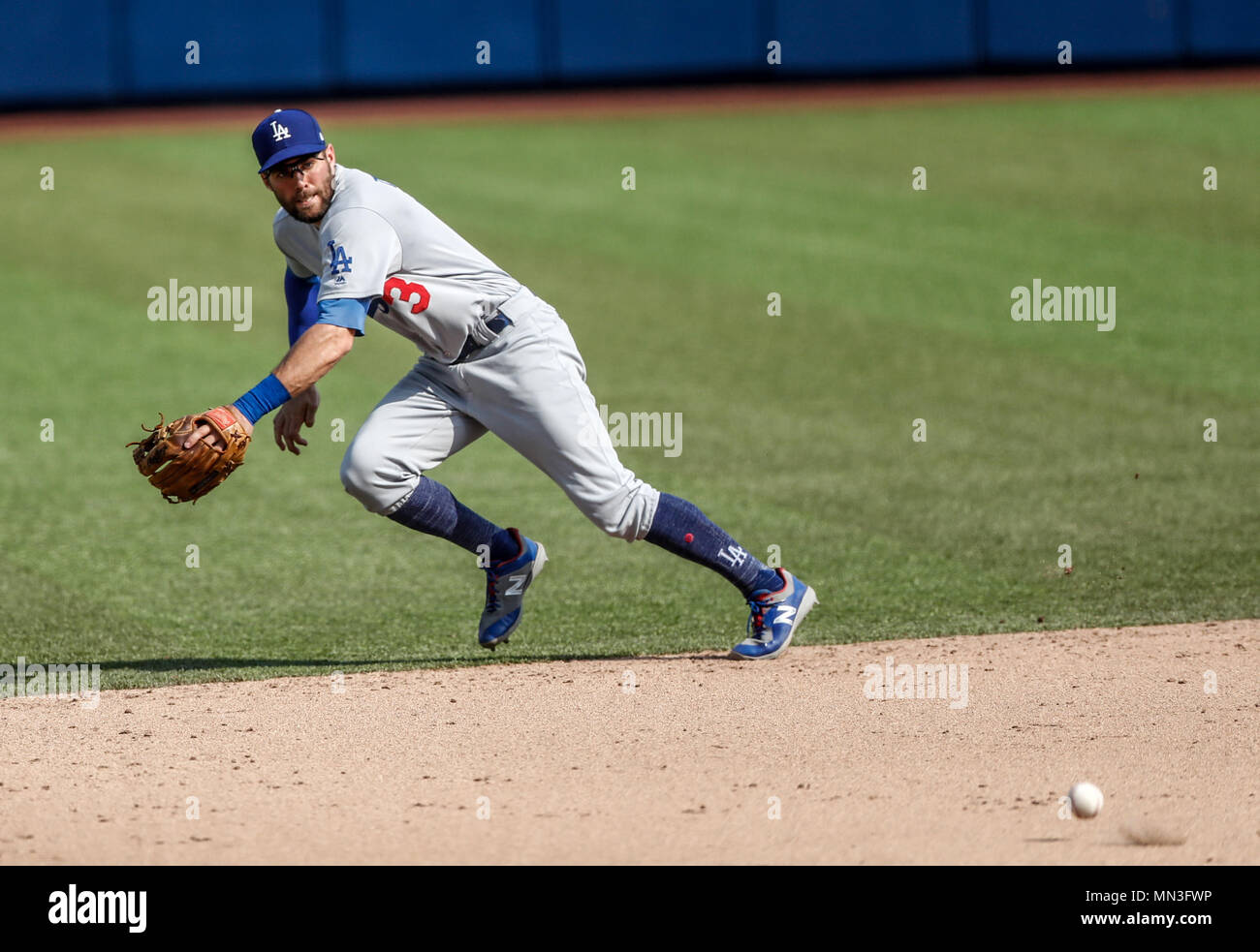 Acciones del Partido de beisbol, Dodgers de Los Angeles contra Padres de San Diego, tercer juego de la Serie en Mexico de las Ligas Mayores del Beisbol, realizado en el Estadio de los Sultanes de Monterrey, Messico el domingo 6 de Mayo 2018. (Foto: Luis Gutierrez) Foto Stock