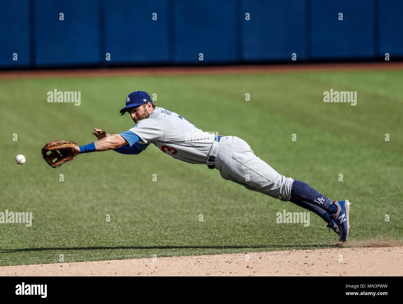 Acciones del Partido de beisbol, Dodgers de Los Angeles contra Padres de San Diego, tercer juego de la Serie en Mexico de las Ligas Mayores del Beisbol, realizado en el Estadio de los Sultanes de Monterrey, Messico el domingo 6 de Mayo 2018. (Foto: Luis Gutierrez) Foto Stock