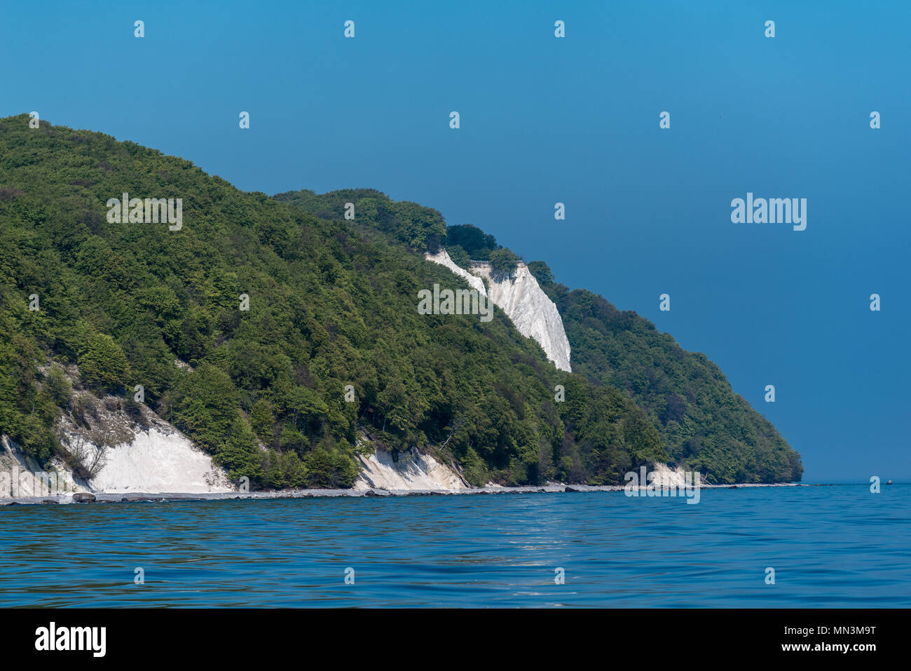 Bianco gesso costa, isola di Rügen, Mar Baltico, Meclenburgo-Pomerania Occidentale, Germania, Europa Foto Stock