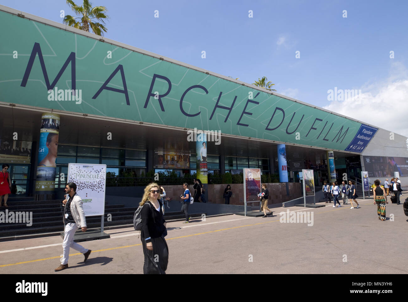 Cannes, Frankreich. Il 12 maggio 2018. Cannes, Francia - 12 Maggio 2018: Cannes Film Festival, Marche du Film, Cannes Mercato | Verwendung weltweit Credito: dpa/Alamy Live News Foto Stock
