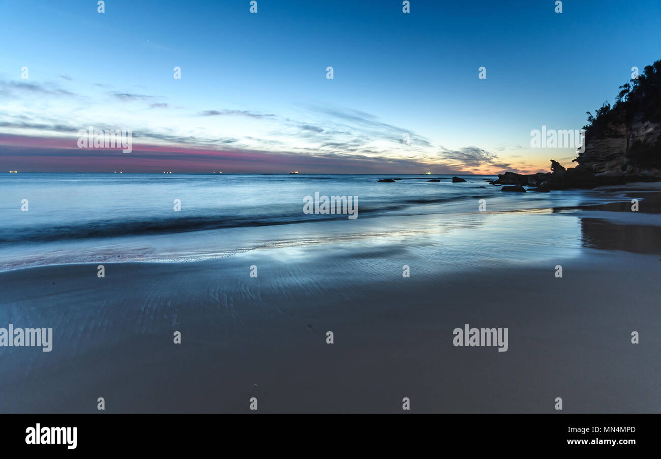 Prese a Hargraves Beach, Central Coast, NSW, Australia Foto Stock
