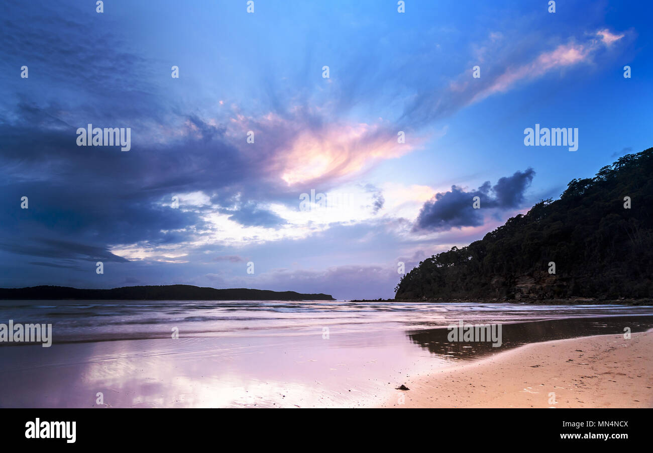 Prese a punto Umina, Umina Beach, NSW, Australia Foto Stock
