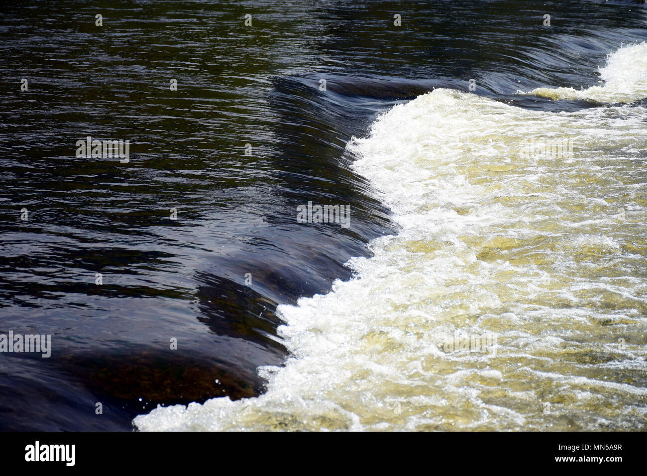 Rideau River, ad Ottawa in Canada Foto Stock
