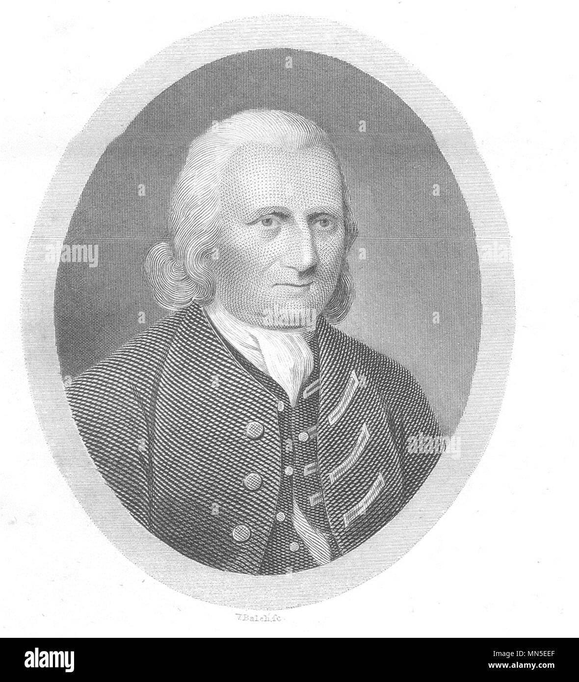 Lo stato di New York. Cadwallader Colden, Leiutenant governatore di New York provincia 1850 Foto Stock
