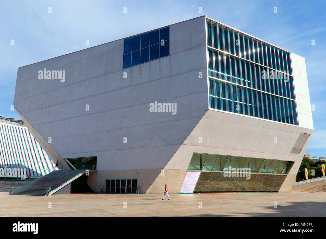 Casa De Musica / Casa della Musica, Porto, Portogallo Foto Stock