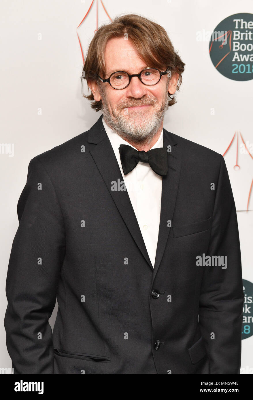 Nigel Slater arriva per il British Book Awards al Grosvenor House Hotel di Londra. Foto Stock